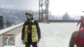 GTA 5 Online Смешные моменты (перевод) #126 - Битва снежками (VanossGaming)