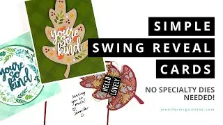 Simple Swing Reveal Cards - No Special Dies Needed!