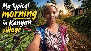 My typical morning in Kenyan🇰🇪 #village 🌿