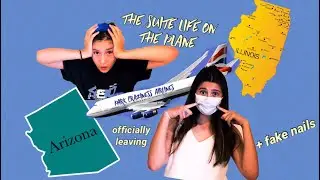 we JOURNEYED on a PLANE! |moving series pt 6