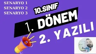 10. Sınıf Fizik 1. Dönem 2. Yazılı Senaryo Çözümleri