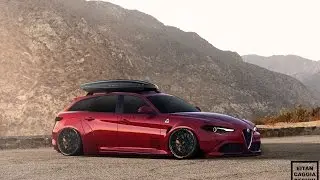 LIBERTY WALK ALFA ROMEO GIULIA QUADRIFOGLIO|alfa romeo giulia virtual tuning