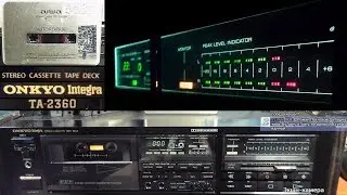 Компакт-кассетное аутирование. Onkyo Integra TA-2360. [Запись]
