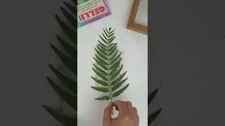 Full tutorial on channel 🎥 #shorts #artblog #arttutorial #botanical #gelprinting