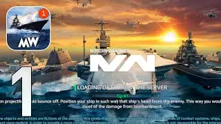 Modern Warships: Gameplay Walkthrough Part 1 - Tutorial! (iOS, Android)