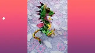 Не знаете, как сделать СИМВОЛ ГОДА ДРАКОНА ? Вот мастер- класс