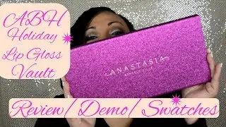 Anastasia Beverly Hills Lip Gloss Holiday Kit | Review/Demo/Swatches