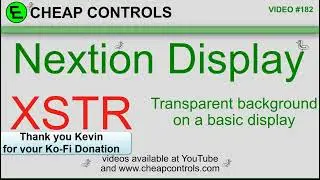 182 Nextion #XSTR command and a reference to the rest reset command