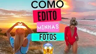 COMO EDITAR FOTOS ESTILO GRINGA - CÉU ROSA no app Lightroom e Facetune