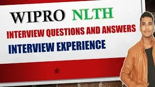 Wipro Interview for Freshers | Wipro NLTH | Wipro Interview questions and answers