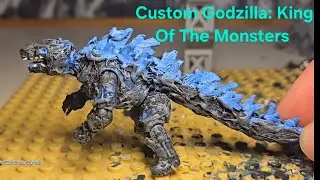 Custom Building Godzilla: King Of The Monsters! Mega Construx #godzilla #movie #trending #viralvideo
