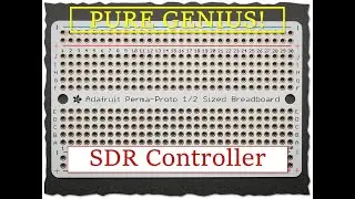 PICO WebSDR Controller - Design Change - Adafruit Perma-Proto Breadboard!