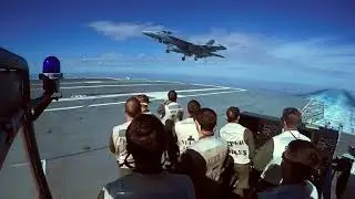 USS Gerald R. Ford • Super Hornets Call The Ball - Military News