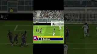 Curl it like Beckham💫 #efootball #beckham