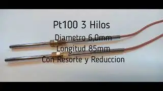 Sensores De Temperatura Pt100-RTD,NTC, Termocuplas Curva J - K.