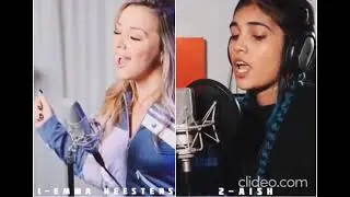 Satisfya female version hindi vs english Aish vs EmmaHeesters cover song