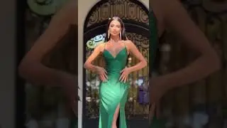 Italian Dark Green Long Wedding Dress Collection