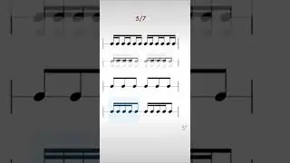 Practise sight reading: a rhythm in 6/8 time