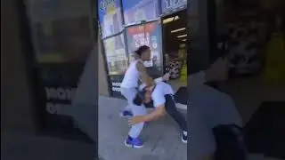 An entitled man is interrupted while stealing and decides to pick a fight!