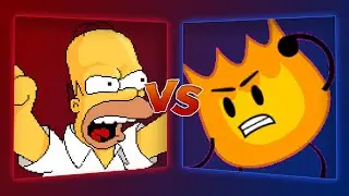 MUGEN Battle - Homer Simpson vs Firey