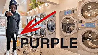 PURPLE JEANS | Washing Purple Jeans Fast & Affordable FULL VIDEO  👀 🤔