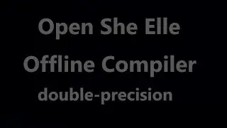 028-(SETUP)OpenCL 1, OpenCL Offline Compiler ocloc, OpenCL device, OpenCL Double-Precision with CUDA
