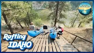 Whitewater rafting adventure in Idaho