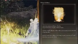 Elden Ring DLC Minor Erdtree Spell Demonstration Cute Healing Tree that Lasts Forever Location