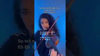 Somewhere Only We Know, Violin Tutorial🎻, Violin Tutorial by Susan Holloway #violintutorial