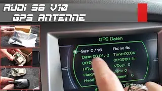 GPS Antenne tauschen um Navi wieder ins leben zu holen am Audi S6 V10 #s6 #v10 #diy #audi #service