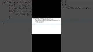 Remove duplicate elements in array in java using a set | Distinct elements in array in java