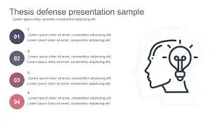 Professional Thesis Defense For PowerPoint Presentation