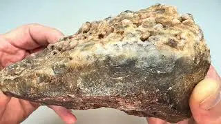 Slabbing a Superior Sagenitic Agate from West Texas