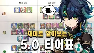 재미로 알아보는 5.0 티어표 [원신]