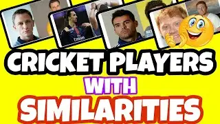 Cricketers with similar face | fun factors of cricket | W5 sports channel | W5 | same face players