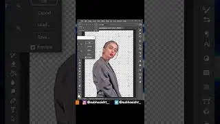 Artistic portrait - Photoshop tips #shorts