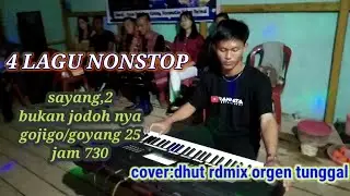 top dhut remix  4 buah lagu nonstop#cover :yustina_live lebak layang