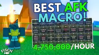The BEST AUTO Farm FISCH AFK Macro In Roblox!