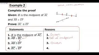 2-6 & 2-7 Geometric Proofs