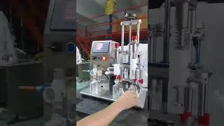 Máy chiết nước hoa 2 vòi, máy chiết thuốc chai thủy tinh