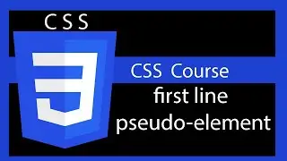CSS first line Pseudo element