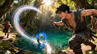 【Full】❤️Poor farmer finds magic fishing rod. Catches treasure. Saves his father. Lifts a village 🎣