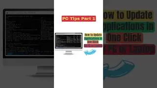 How to update all applications in one click | PC tips Part 1