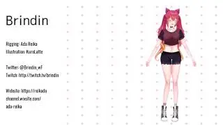 Live2D commission showcase - Brindin