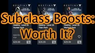 Destiny: Are the Subclass Boosters worth it?