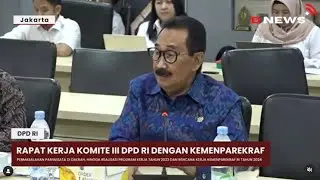 Anak Agung Gde Agung Hadir dalam Rapat Kerja Komite III DPD RI bersama dengan Kemenparekraf
