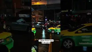 Night Street View at Bangkok #thailand #bangkok #pattaya #phuket #travel