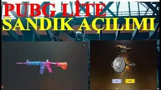PUBG LİTE SANDIK AÇILIMI !!!!! #pubglitesandıkaçılımı