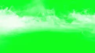 flying through the clouds on the green screen 4k