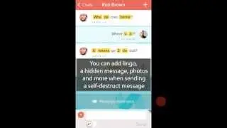 Sending Messages that Disappear Using Cyfr (for iPhone)